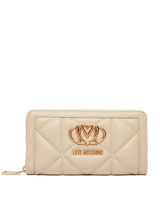 LOVE MOSCHINO Portfel JC5644PP1PLC0129 Beżowy