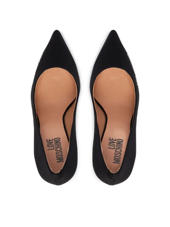 LOVE MOSCHINO Szpilki JA10299G1OIM0000 Czarny