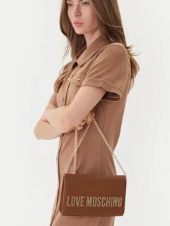 LOVE MOSCHINO Torebka JC4121PP0NKD020A Brązowy