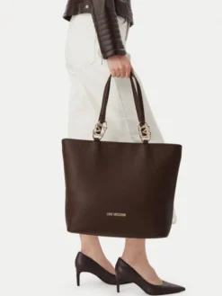 LOVE MOSCHINO Torebka JC4005PP1PLB0300 Brązowy