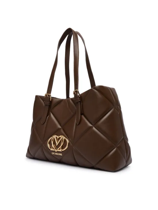 LOVE MOSCHINO Torebka JC4033PP1PLC0300 Brązowy