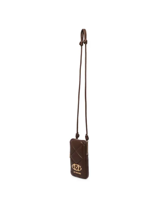 LOVE MOSCHINO Torebka na telefon JC5645PP1PLC0300 Brązowy