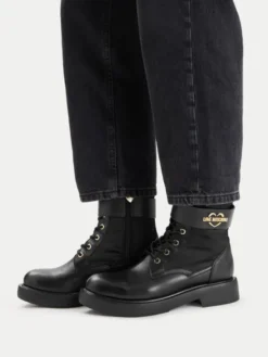 LOVE MOSCHINO Trzewiki JA24024G1NIN100A41 Czarny