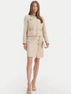 Luisa Spagnoli Marynarka Vasari 542790 Beżowy Regular Fit