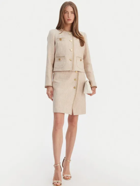 Luisa Spagnoli Marynarka Vasari 542790 Beżowy Regular Fit