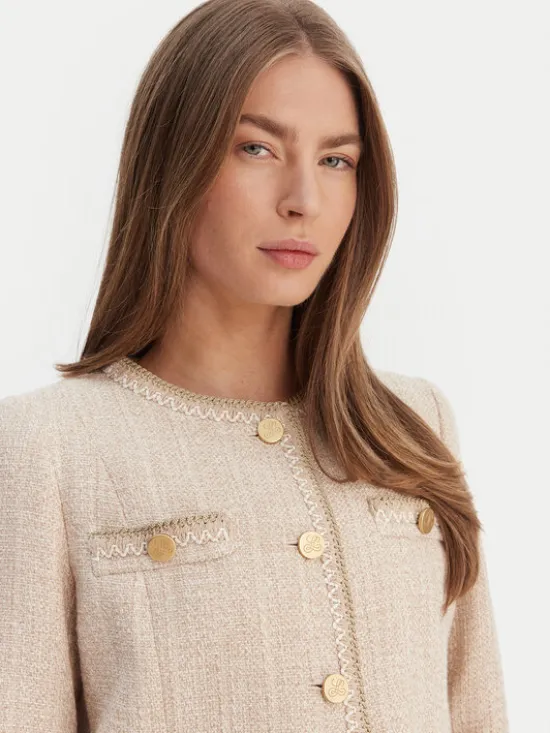 Luisa Spagnoli Marynarka Vasari 542790 Beżowy Regular Fit