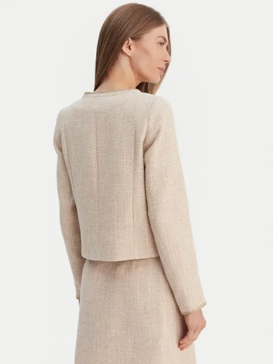 Luisa Spagnoli Marynarka Vasari 542790 Beżowy Regular Fit