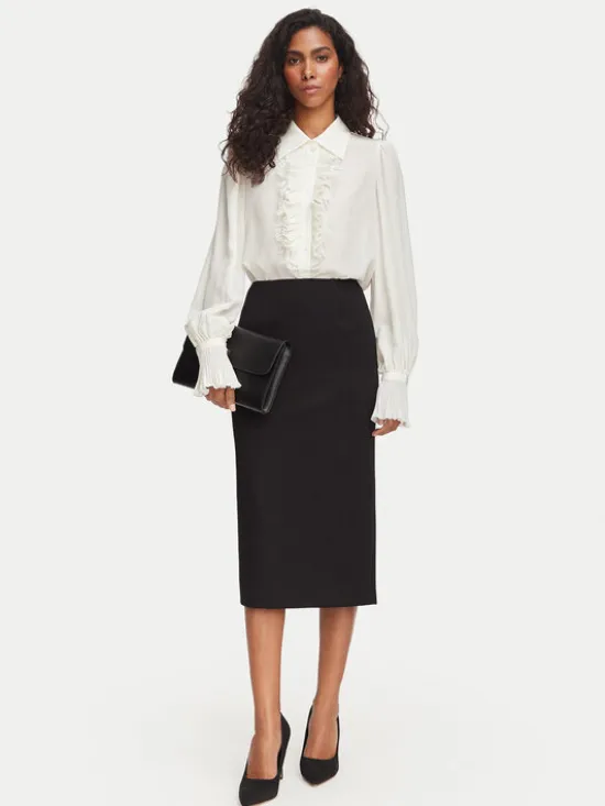 Luisa Spagnoli Spódnica ołówkowa Florina 543482 Czarny Regular Fit