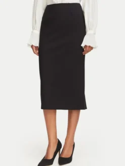 Luisa Spagnoli Spódnica ołówkowa Florina 543482 Czarny Regular Fit