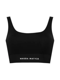 Magda Matyja Bluzka SPORTY TOP Czarny Active Fit