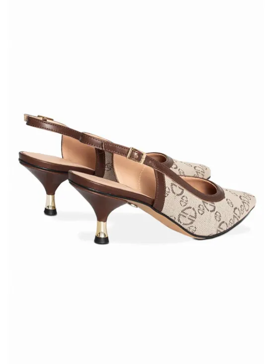 Magda Matyja Czółenka LEXY HEELS BEIGE Beżowy