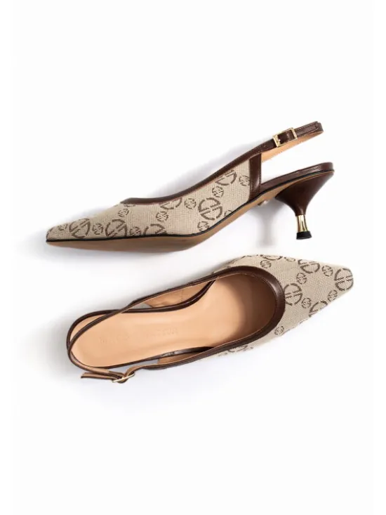 Magda Matyja Czółenka LEXY HEELS BEIGE Beżowy
