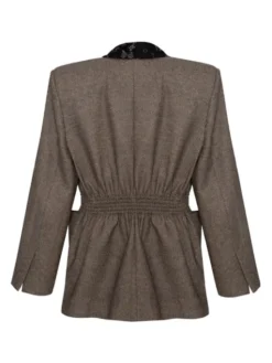 Magda Matyja Marynarka MARGOT BLAZER Brązowy Oversize