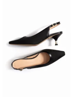 Magda Matyja Półbuty Lexy Heels Black Czarny