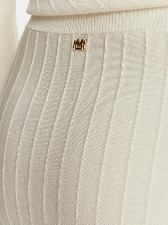 Marciano Guess Spódnica midi G6YD09 Z1061 Kremowy Regular Fit