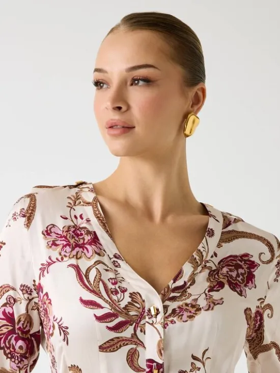 Marciano Guess Sukienka codzienna 178759 Różowy Classic Fit