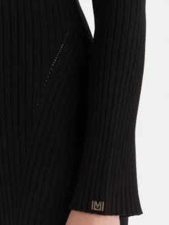 Marciano Guess Sukienka dzianinowa 5BGK55 5891Z Czarny Regular Fit