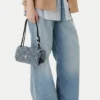 Marc Jacobs Torebka The Quilted Denim Mini 2P5HSH013H03 Niebieski