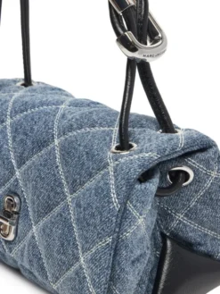 Marc Jacobs Torebka The Quilted Denim Mini 2P5HSH013H03 Niebieski