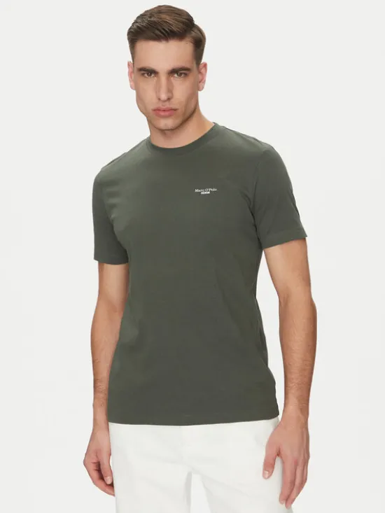 Marc O'Polo Denim Komplet t-shirtów 500 0006 181 Zielony Regular Fit