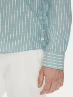 Marc O'Polo Koszula 526 7210 42358 Zielony Slim Fit