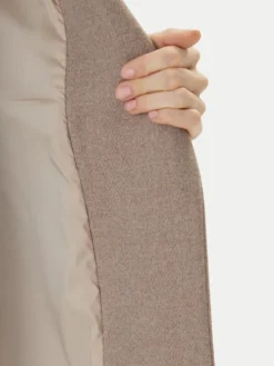Maryley Płaszcz przejściowy 25IB807/01SS Beżowy Regular Fit