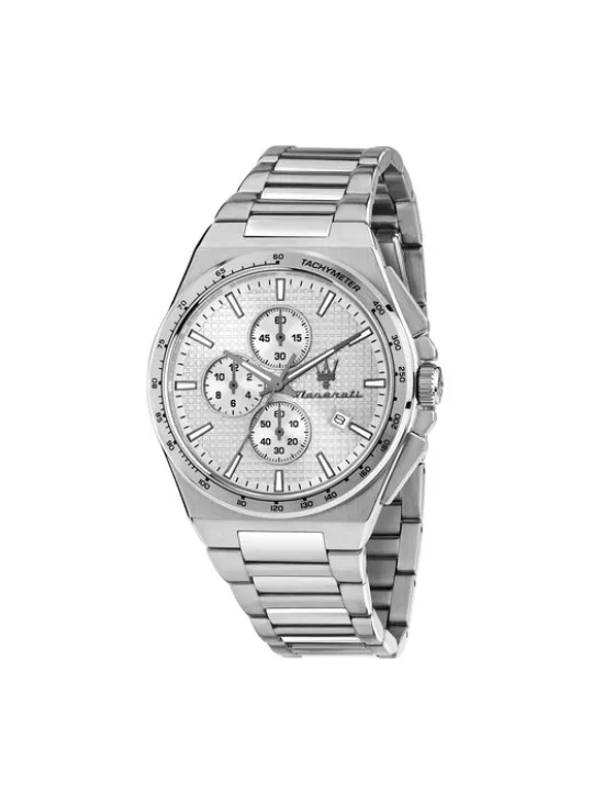Maserati Zegarek Velocita Slim Chronograph R8873653005 Srebrny