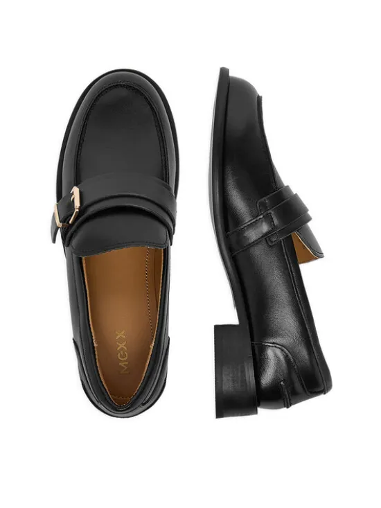 MEXX Loafersy EO-WS1164-01 Czarny