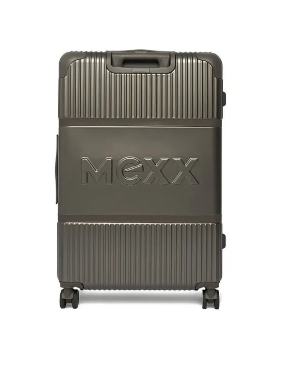 MEXX Walizka duża CEO-MEXX-037-L-SILVER Srebrny