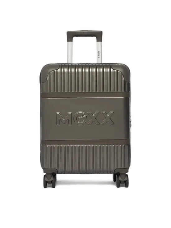 MEXX Walizka kabinowa CEO-MEXX-037-S-SILVER Srebrny