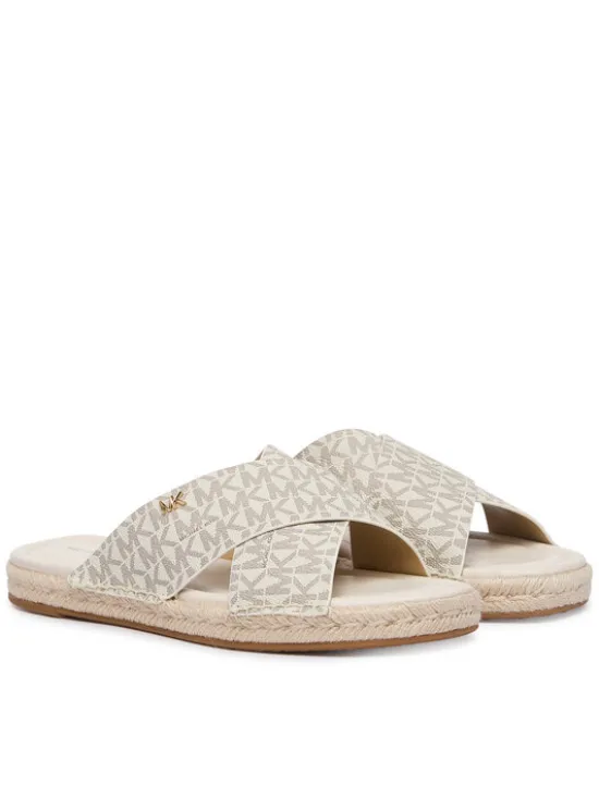 MICHAEL Michael Kors Espadryle Kenzie 40R6KZFS1B Kremowy