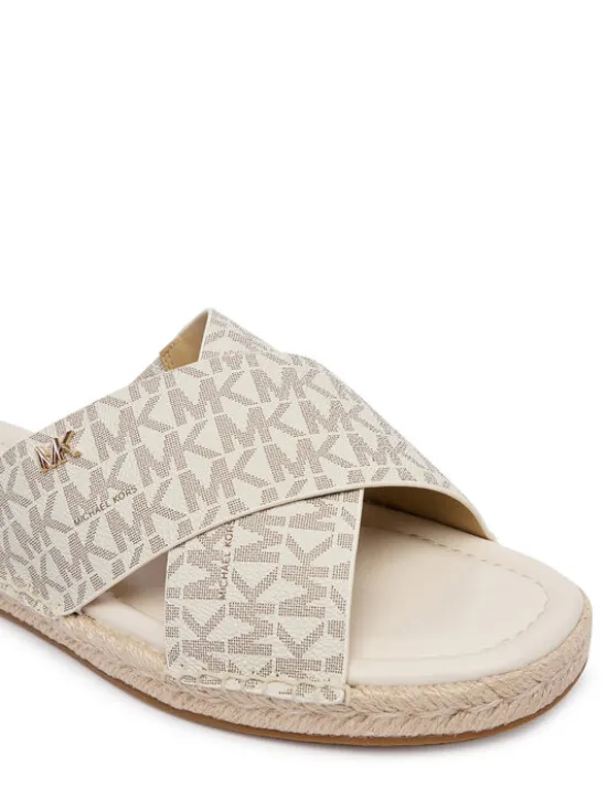MICHAEL Michael Kors Espadryle Kenzie 40R6KZFS1B Kremowy