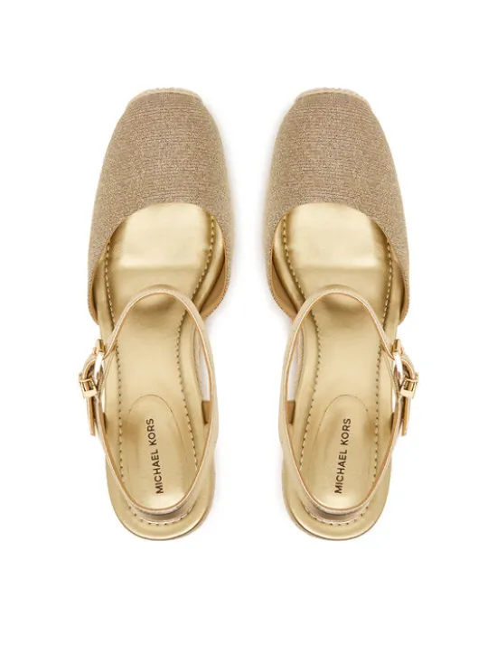 MICHAEL Michael Kors Espadryle Kenzie Wedge 40S6KZMS3D Beżowy