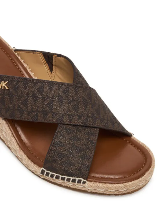 MICHAEL Michael Kors Espadryle Kenzie 40R6KZMS1B Brązowy