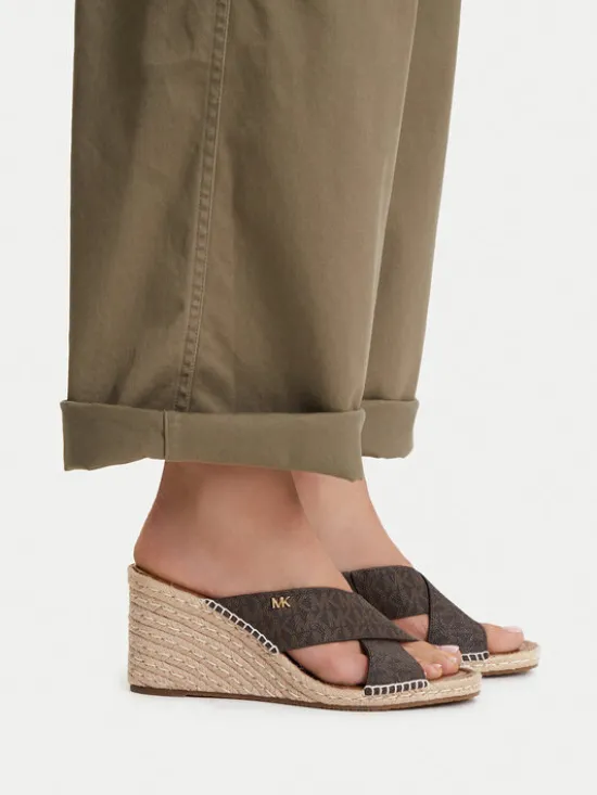 MICHAEL Michael Kors Espadryle Kenzie 40R6KZMS1B Brązowy