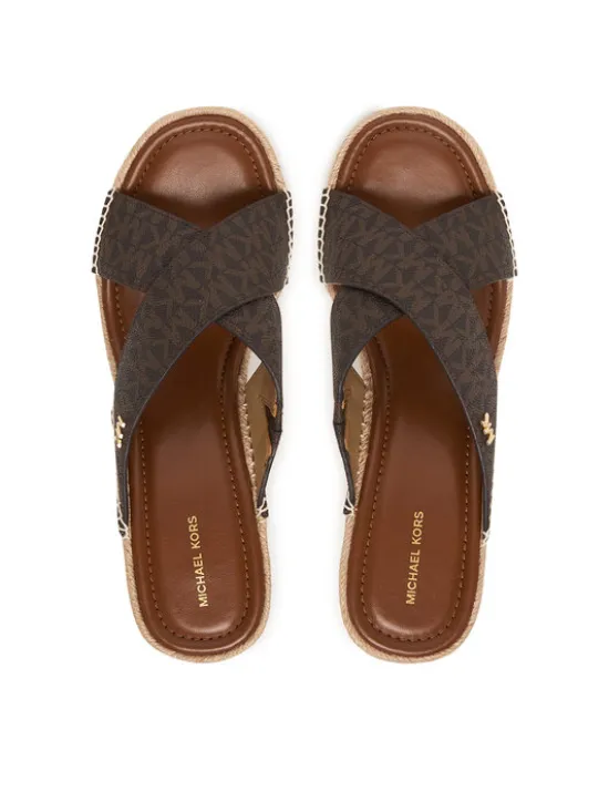 MICHAEL Michael Kors Espadryle Kenzie 40R6KZMS1B Brązowy