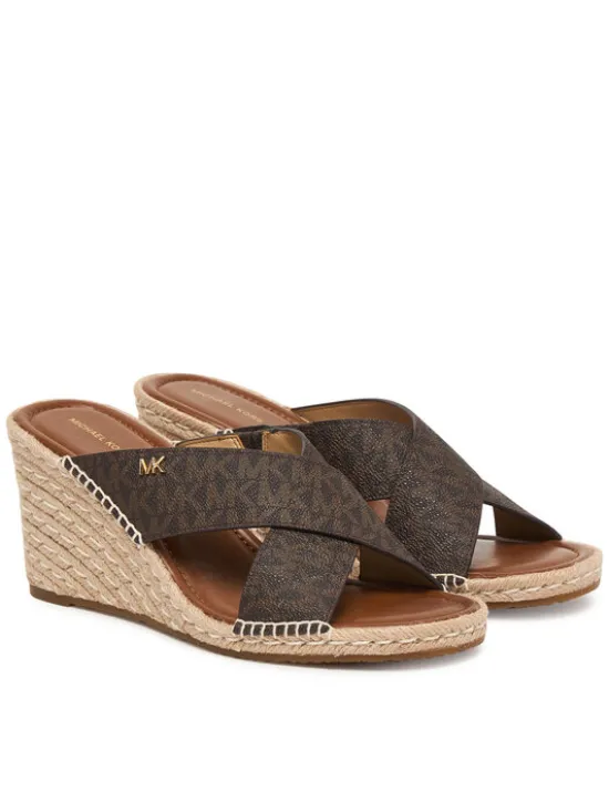 MICHAEL Michael Kors Espadryle Kenzie 40R6KZMS1B Brązowy