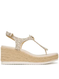 MICHAEL Michael Kors Espadryle Val Thong Wedge 40S6VAMS1B Écru