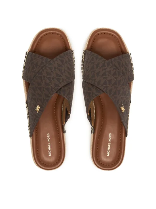 MICHAEL Michael Kors Espadryle Kenzie 40R6KZFS1B Brązowy