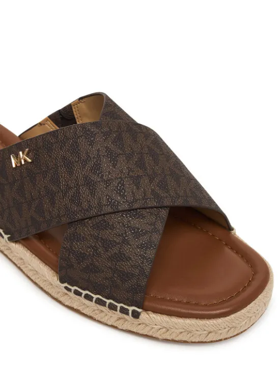 MICHAEL Michael Kors Espadryle Kenzie 40R6KZFS1B Brązowy
