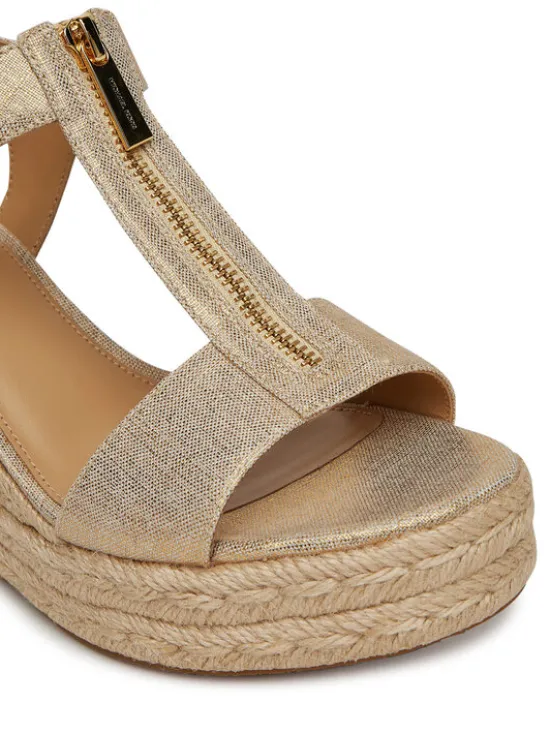 MICHAEL Michael Kors Espadryle Berkley 40S4BRMS9D Złoty