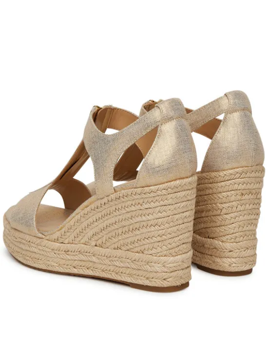 MICHAEL Michael Kors Espadryle Berkley 40S4BRMS9D Złoty