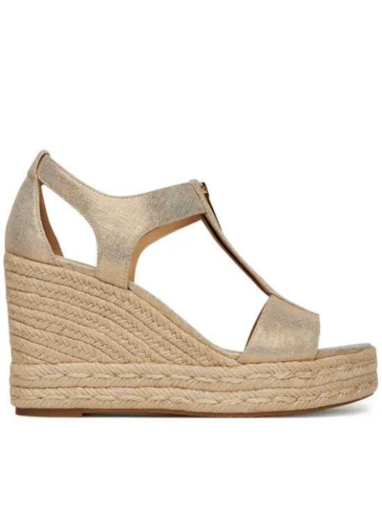 MICHAEL Michael Kors Espadryle Berkley 40S4BRMS9D Złoty