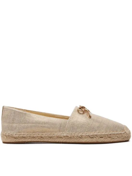 MICHAEL Michael Kors Espadryle Nori 40R4NRFP1D Złoty