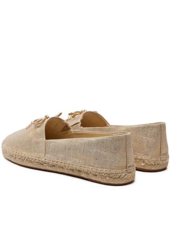 MICHAEL Michael Kors Espadryle Nori 40R4NRFP1D Złoty