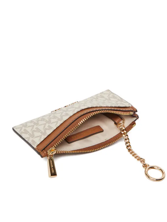 MICHAEL Michael Kors Etui na karty kredytowe 32F5GJ6D8B Écru