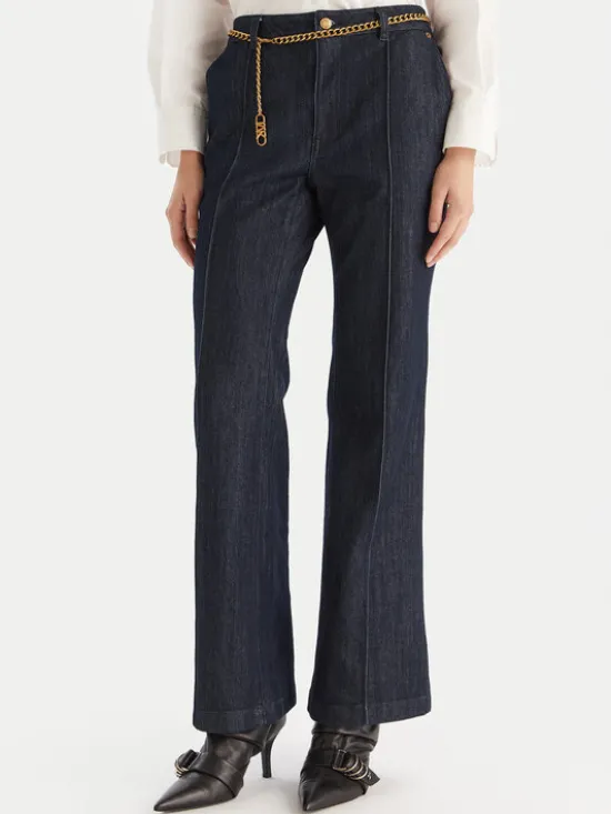 MICHAEL Michael Kors Jeansy MF590HRM24 Granatowy Bootcut Fit
