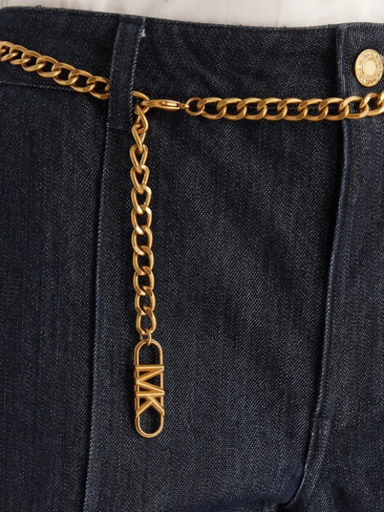 MICHAEL Michael Kors Jeansy MF590HRM24 Granatowy Bootcut Fit