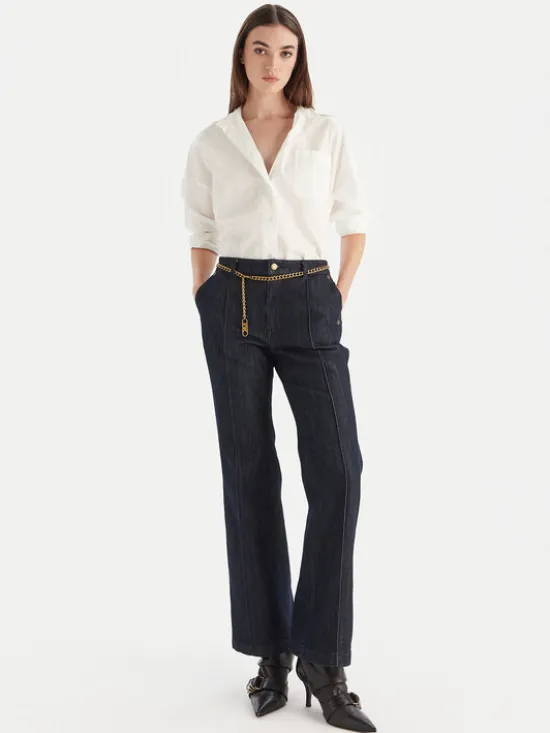 MICHAEL Michael Kors Jeansy MF590HRM24 Granatowy Bootcut Fit
