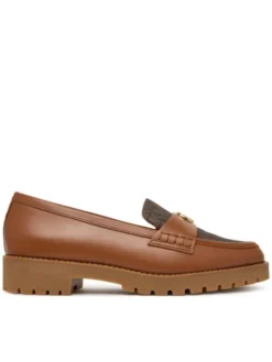 MICHAEL Michael Kors Loafersy Jaelyn Lug 40T6JLFP2L Brązowy